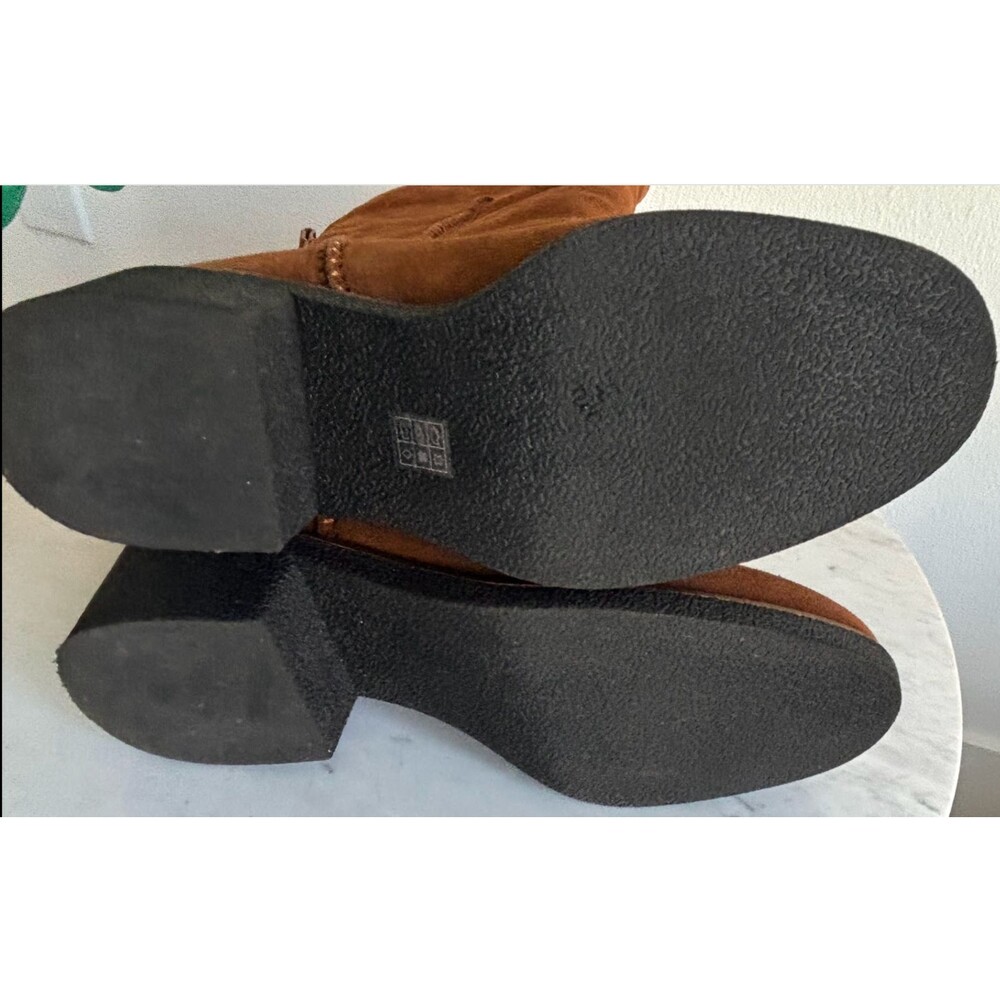 COACH Turnlock Faux Shearling Boot Women’s Suede Winter - Picture 6 of 6